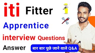 iti fitter apprentice interview questions  answer in hindi  iti fitter interview questions 2023 [upl. by Anuahsar]