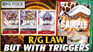 RG Law But with TRIGGERS  Fun Match One Piece TCG [upl. by Lamag]