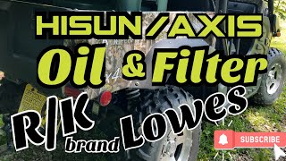 Axis 500700 oil and filter change tips [upl. by Accemahs]