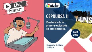 SOLUCIONARIO EXAMEN CEPRUNSA II FASE 2023  1ERA EVALUACIÓN [upl. by Petite]