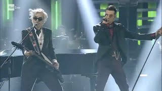 Morgan  Achille Lauro  Rolls Royce  Live  Sanremo terza serata Duetto venerdì 8 febbraio 2019 [upl. by Allegna404]