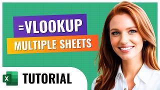 How to VLOOKUP in Excel Multiple Sheets 2024 [upl. by Kcerred]