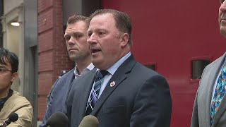 FDNY firefighters union holds press conference [upl. by Maurine59]