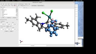 Drawing a molecule in Avogadro [upl. by Airdnal395]