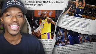 1 Change Every NBA Team Should Make [upl. by Kandy346]