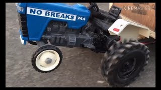 Toy tractor Model Pull big tralli [upl. by Zile]