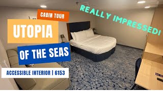 Accessible Interior Cabin Tour Royal Caribbeans Utopia of the Seas [upl. by Faust31]