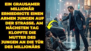 Ein grausamer Millionär erniedrigte am nächsten Tag einen armen Jungen auf der Straße [upl. by Greenes877]