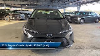 2024 Toyota Corolla Hybrid LE FWD Natl [upl. by Rufus]