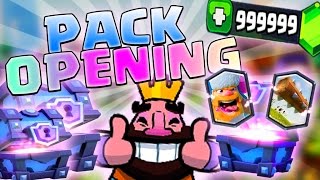 Clash Royale  MEGA Pack Opening  Super Magical Chest Bûche Bûcheron [upl. by Oilerua15]