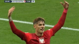 Nicola Zalewski Goal 907 Scotland vs Poland 23 All Goals and Extended Highlights [upl. by Enyehc]