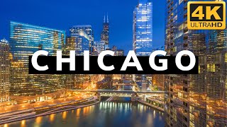 Chicago 【4K】 City Tour  Downtown Amazing Travel Experience [upl. by Jacintha]