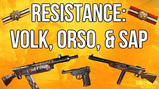 WW2 In Depth Resistance Volk Orso 9mm SAP amp New Basic Training Call of Duty WWII [upl. by Nosnehpets2]