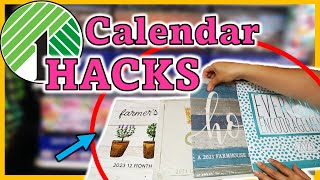 Why everyone is buying CALENDARS from the Dollar Store TOP CALENDAR DIYS to TRY [upl. by Ainnet741]