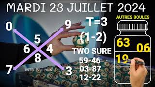 CROIX LOTO DU MARDI 23 JUILLET 2024 ET REPERE DU JOUR [upl. by Iman]