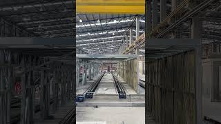 Fiber Cement Board Production Line PreCuring Room Installation fibercementboardproductionline [upl. by Nwotna]