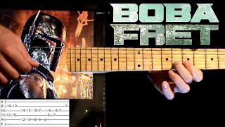 Book Of Boba Fett Theme Guitar Cover  Guitar Tab Lesson [upl. by Arsi883]