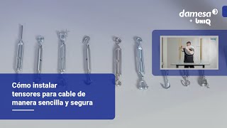 Cómo instalar tensores para cable UNIQ [upl. by Mundy888]