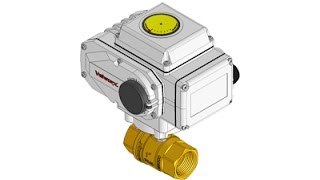 Electric Actuated Lead Free Brass Ball Valves [upl. by Ahab]