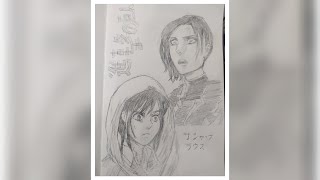 Drawing Sasha Blouse aot  shorts [upl. by Simdars]