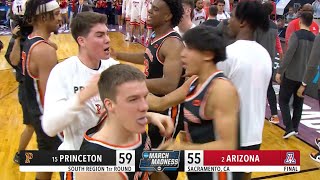 NO 15 PRINCETON UPSETS NO 2 ARIZONA 🚨 [upl. by Yrocej21]