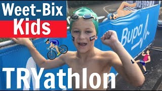 Weetbix Kids Tryathlon 2017 Central Coast [upl. by Lyrehs]