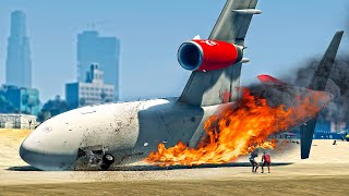 The Worst Emergency Landing After Engine Failure in GTA 5 [upl. by Colpin]