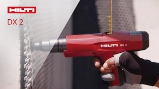 INTRODUCING the Hilti powderactuated fastening tool DX 2 [upl. by Oicram]