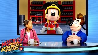 Inside the Garage  Behind the Racers  Mickey and Roadster Racers  disneyjr [upl. by Lig]