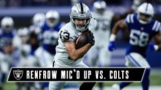 Hunter Renfrow Passes 1000 Receiving Yards While Mic’d Up vs Colts  Las Vegas Raiders  NFL [upl. by Halette]