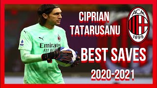 Ciprian Tatarusanu BEST SAVES AC MILAN 20202021 HD [upl. by Enyawal]