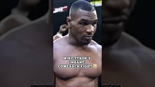 Mike Tyson’s INSANE Comeback Fight Against Peter McNeeley 😳 shorts boxing [upl. by Akit]