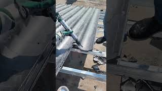 Steel structure roof tile installing process Goodtools and machinery make work easy [upl. by Violeta]