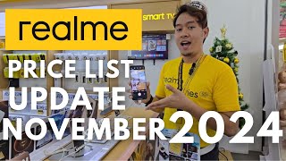 realme  NOVEMBER 2024 PROMO PRICE LIST UPDATE  R13 SERIES  WEARABLES AND AIOT  PHILIPPINES [upl. by Ziana]