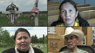 Ermineskin Cree Nation members await Pope Francis visit amid residential school reckoning  AFP [upl. by Hnahym245]