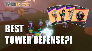 BEST TOWER DEFENSE GAME Miniguide  all codes  Tower Defense RISE Roblox [upl. by Annohsak139]