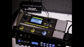 MOOER GE200 V200 Update Introduction [upl. by Ellehcyt]