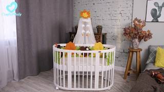 ComfortBabys SmartGrow 7in1 Babybett  FourSeasonsDream Herbst [upl. by Yelsna]