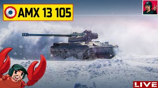 🔥 AMX 13 105  ЛТ quotнагибаquot  Учусь играть ● World of Tanks [upl. by Ahseryt603]