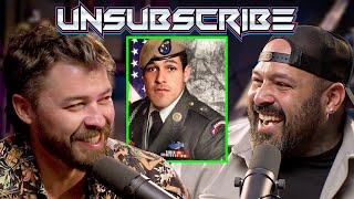 Vincent Vargas Experience As A Ranger In The Military ft Donut Operator  Unsubscribe Podcast Clip [upl. by Elamef]