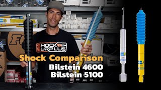 Shock Comparison Bilstein 4600 vs Bilstein 5100 [upl. by Gaultiero]