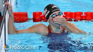 Kate Douglass HOLDS OFF Tatjana Smith to win 200m breaststroke  Paris Olympics  NBC Sports [upl. by Whitby]