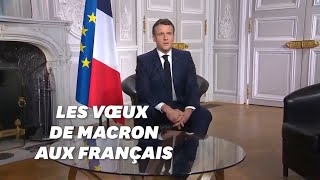 Les vœux dEmmanuel Macron pour lannée 2021 [upl. by Nohtiek]