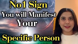 1 Sign You will Manifest your specific Person✨ Law of Attraction SparklingSouls [upl. by Bilbe]