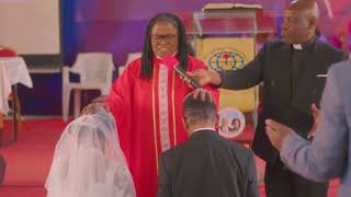 STUART amp VIRGINIA WEDDING OFFICIATION BY APOSTLE PL MGALA  IWC BRANCH [upl. by Alexandre]