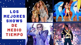 TOP 7 Los mejores shows de medio tiempo del SUPER BOWL  Super Bowl halftime show [upl. by Adnwahsor]