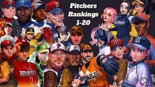 Baseball Clash NEW Top 20 Pitcher Ranking [upl. by Ecidnak]