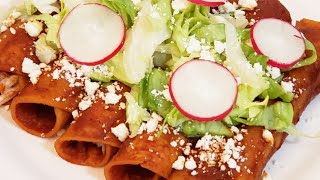 ¡ENCHILADAS ROJAS DE POLLO Deliciosas😋 [upl. by Meekah]