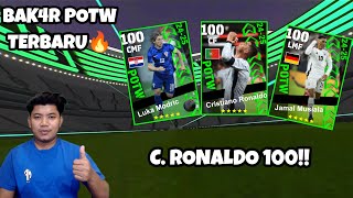 BAK4R POTW TERBARU C RONALDO 100 EFOOTBALL 2025 MOBILE [upl. by Redman37]