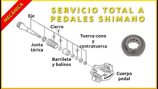 Con una herramienta barata dejo como nuevos mis pedales ShimanoOverhaul shimano pedals [upl. by Casar]